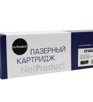 Картридж CF400X №201 (Black)  2800 страниц (c чипом) NetProduct